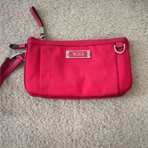 Tumi 3 compartment wristlet